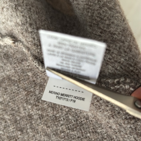 TOAD & CO, 100% Merino Merritt Open Front Hoodie, XS - Picture 9 of 9